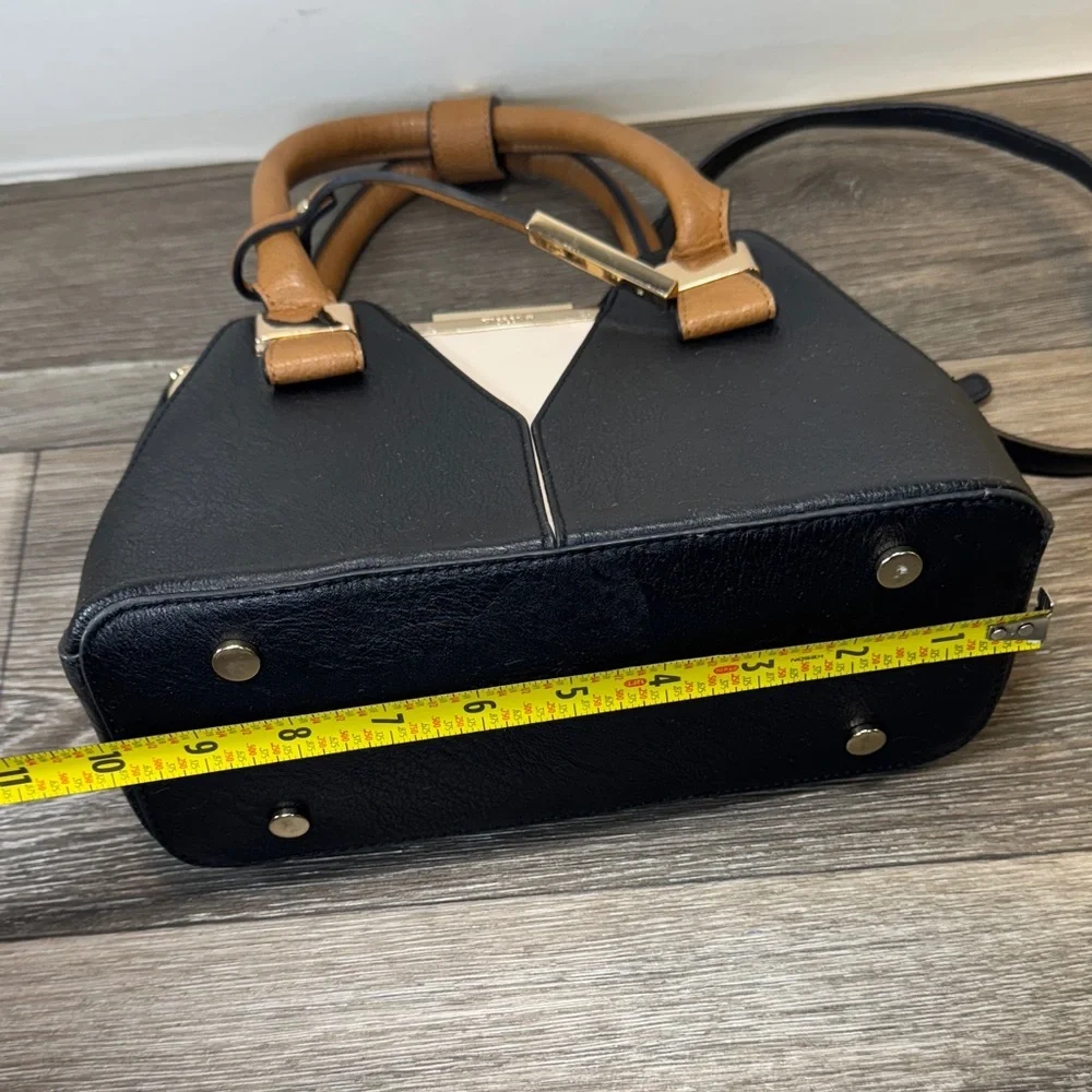 Done London Black and Tan Satchel